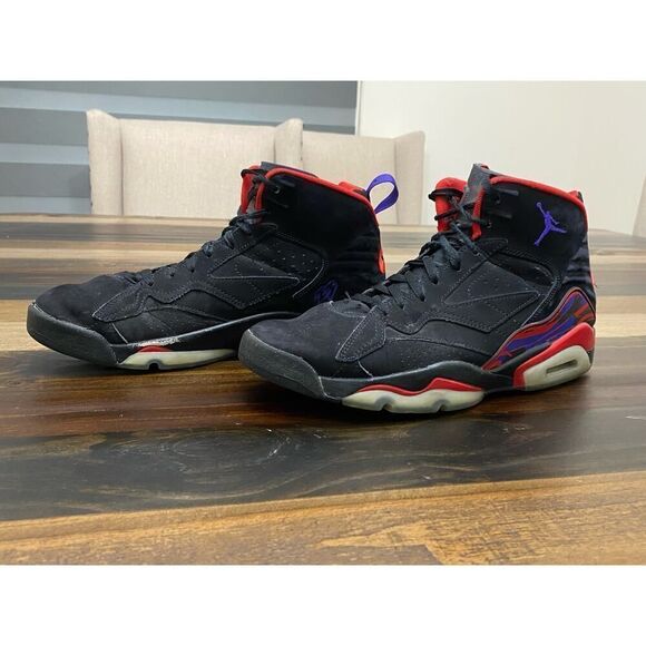 Nike Air Jordan MVP 678 Raptors Basketball High Sneakers Black Men's Size 11.5 - Picture 2 of 10